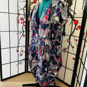 City Chic printed tunic dress with pockets